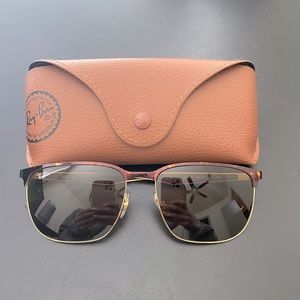 Mens Ray Ban Square Aviator Sunglasses